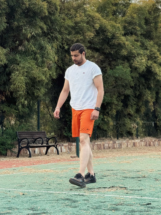 Summer Essentials Shorts | Orange Nik