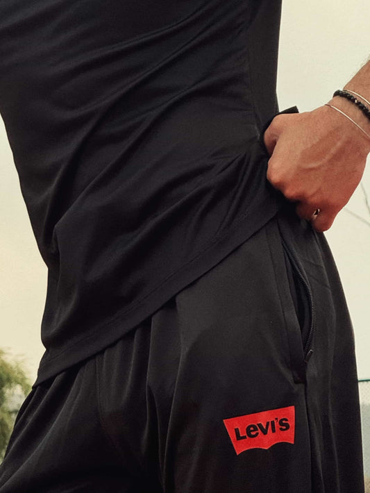 LEVI Black Trouser | Dry Fit