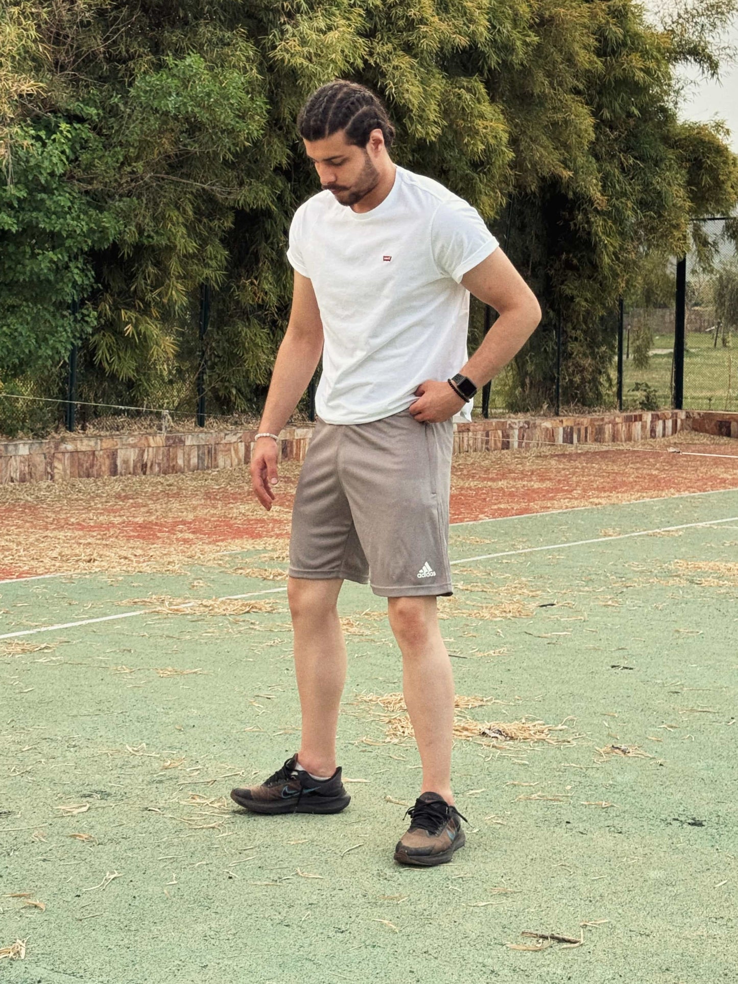 Summer Essentials Shorts | Grey Adi