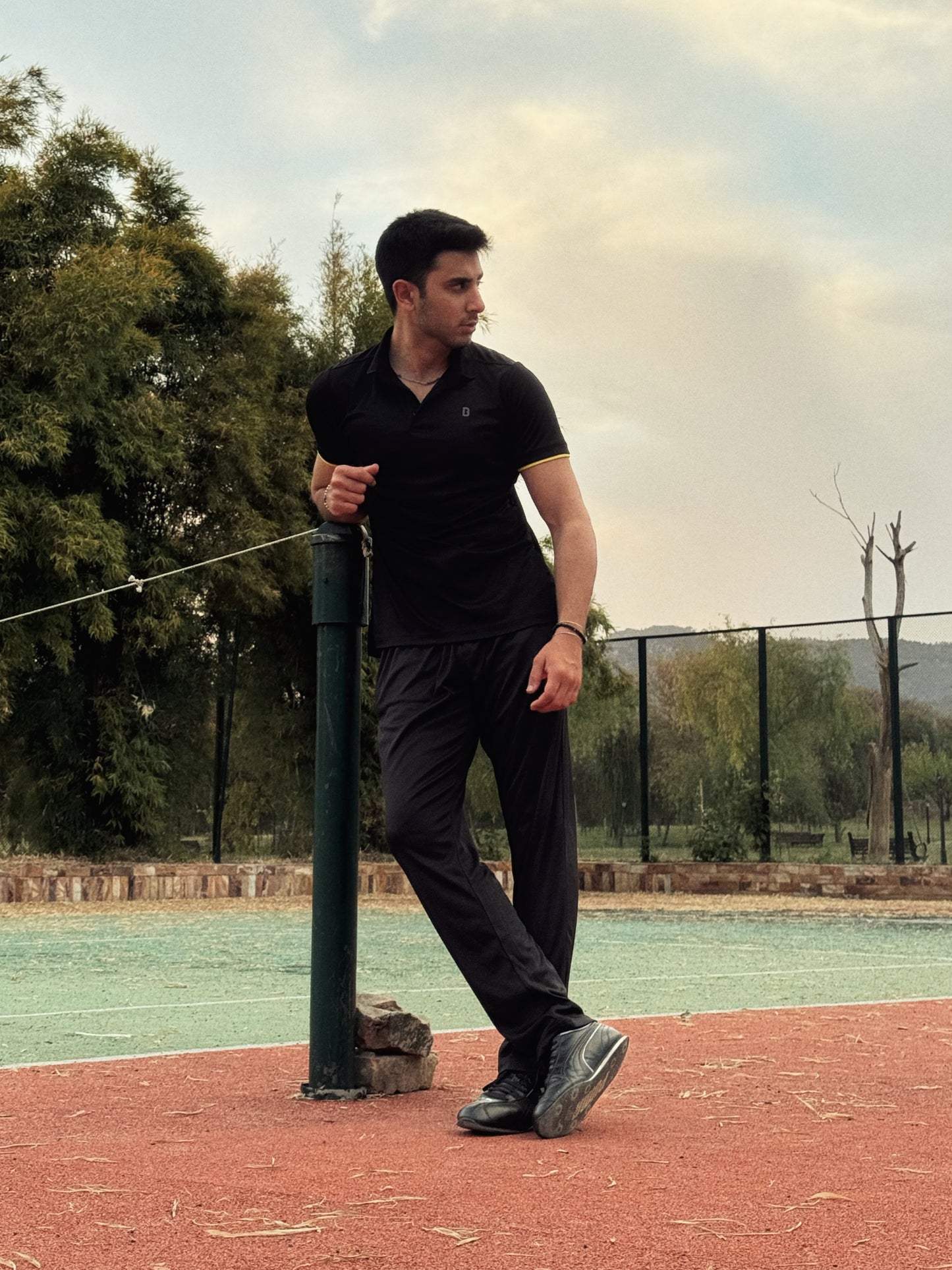 LEVI Black Trouser | Dry Fit